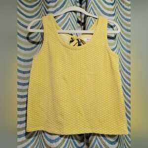 Madewell Yellow Tie-back Tank